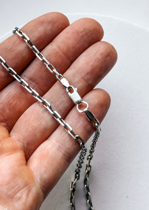 Ланцюг Срібло 925° (оксидоване) 1010462