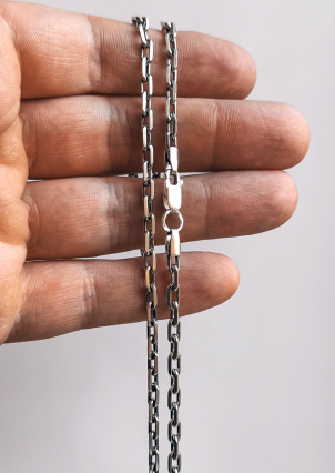 Ланцюг Срібло 925° (оксидоване) 1010462