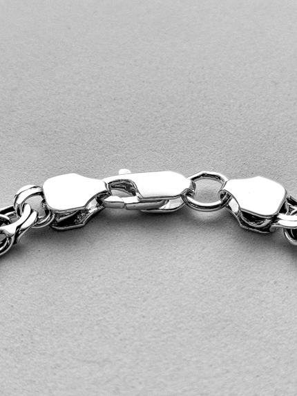 Браслет без вставок Срібло 925° (оксидоване) 102057