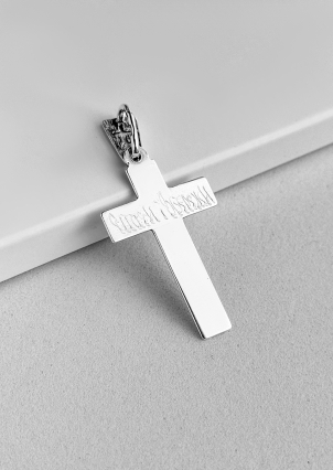 Підвіс без вставок Срібло 925° (оксидоване) 103543