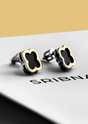 Сережки онікс Срібло 925° золото 375° 978500