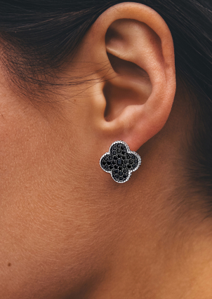 Сережки фіаніт Срібло 925° (родій) ск2фо2001