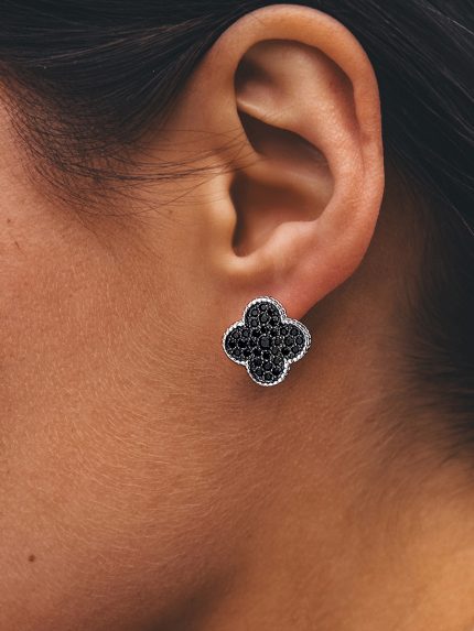 Сережки фіаніт Срібло 925° (родій) ск2фо2001