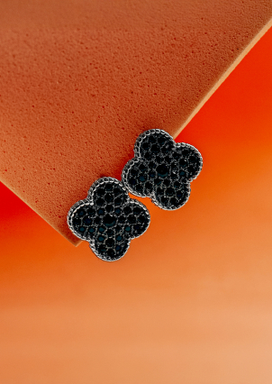 Сережки фіаніт Срібло 925° (родій) ск2фо2001