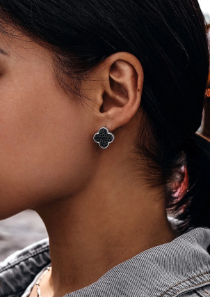 Сережки фіаніт Срібло 925° (родій) ск2фо2001